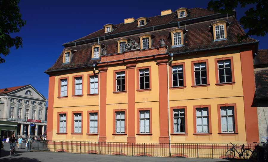 Das Wittumspalais als Witwensitz Anna Amalias in Weimar Sehenswürdigkeiten in Weimar - Wittumspalais