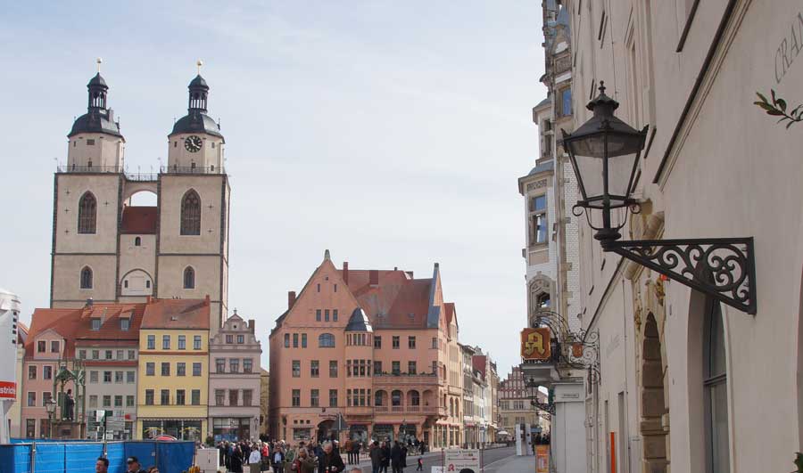 St. Marien, Stadtkirche in der Altstadt von Wittenberg