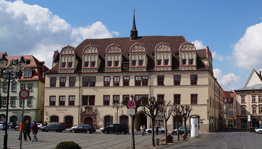 Naumburgs Sehenswürdigkeiten: Das Rathaus Sehenswürdigkeiten in Naumburg - Rathaus von Naumburg