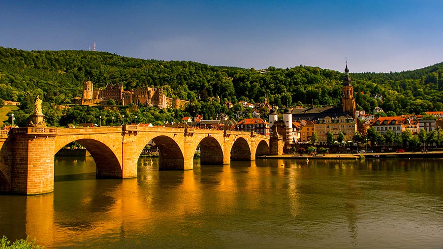 Die Alte Brücke in Heidelberg