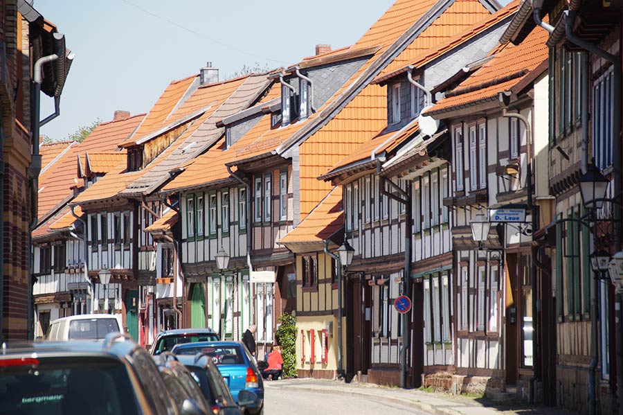 Fachwerkhäuser als bekanneste Sehenswürdigkeiten von Wernigerode