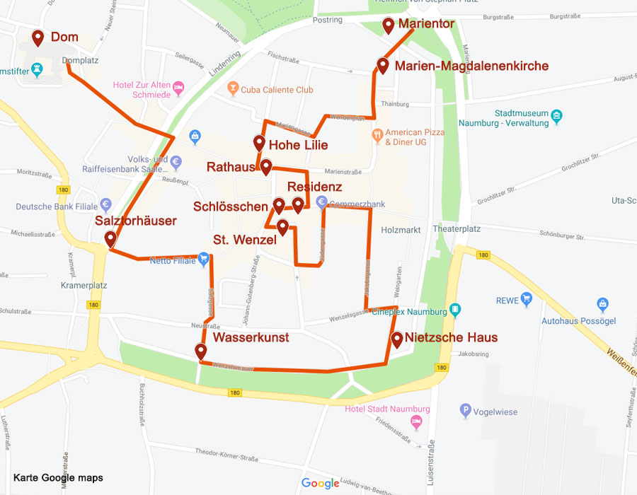 Sehenswürdigkeiten in Naumburg - ein Rundgang durch Naumburg