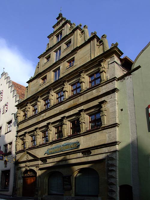 Baumeisterhaus, eine der Sehenswürdigkeiten in Rothenburg