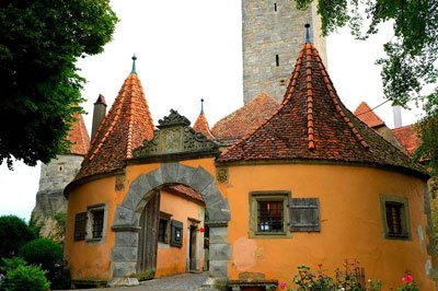 Rothenburg als eine der schönsten Städte in Bayern