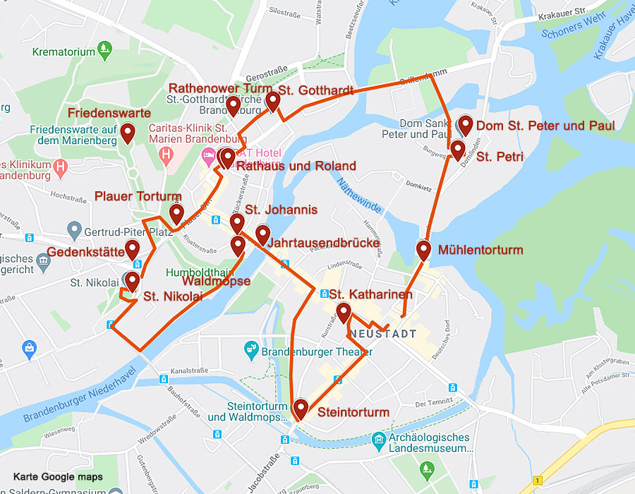 Sehenswürdigkeiten in Brandenburg - Mittelalterliche Backsteingotik