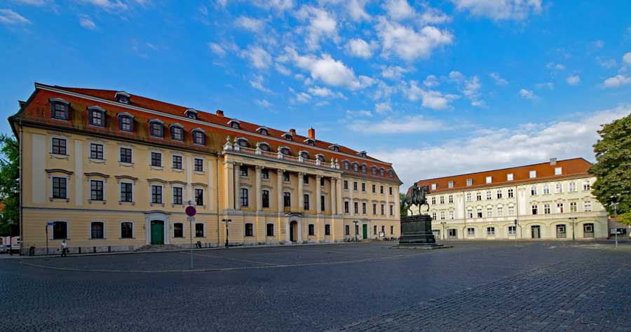 Fürstenhaus in der Altstadt von Weimar